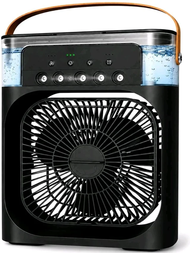 Drumstone ππ πππππ ππππππππ Mini Air Cooler & Humidifier Fan with Multi-Jet Mist, 3 Fan Speeds & 7-Color LED Light, USB Powered Portable Personal Cooler with Carrying Handle for Desk
39%
off
