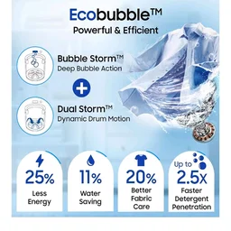 Samsung 8 Kg, 5 Star, AI Wash, AI Energy Mode, Wi-Fi, Ecobubble, AI VRT+, Super Speed, Soft Closing Door, Digital Inverter, Fully-Automatic Top Load Washing Machine (WA80F08S2LTL, Lavender Gray)