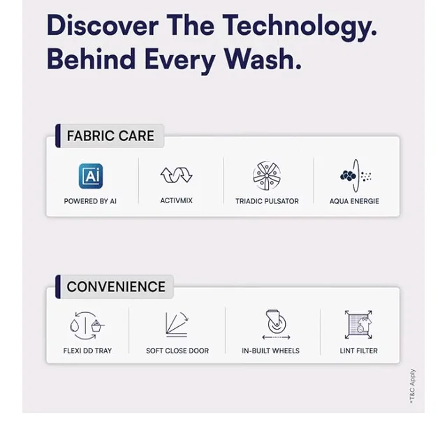 IFB 8 Kg 5 Star with Deep Clean® Technology, AI Powered, Fully Automatic Top Load Washing Machine (TL801MG1, ActivMix, Aqua Energie, Med Grey)