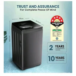 Haier 8 Kg, In-Built Heater, Front Panel Design, NZP Technology, Oceanus Wave Drum, Fully Automatic Top Load Washing Machine (ETL80-HC5S8 | Dark Jade Silver)
100+ bought in past month
35%
off