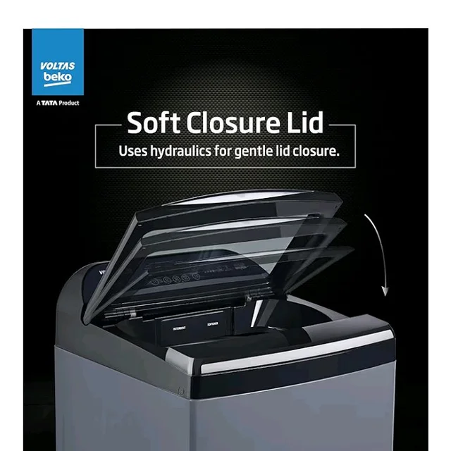 Visit the Voltas Beko Store
4.1
4.1 out of 5 stars
(130)
Voltas Beko, A Tata Product 10 Kg 5 Star Fully-Automatic Top Loading Washing Machine (WTL1006UEA/OBS1060, Grey, Double Waterfall Technology)