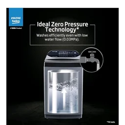 Visit the Voltas Beko Store
4.1
4.1 out of 5 stars
(130)
Voltas Beko, A Tata Product 10 Kg 5 Star Fully-Automatic Top Loading Washing Machine (WTL1006UEA/OBS1060, Grey, Double Waterfall Technology)