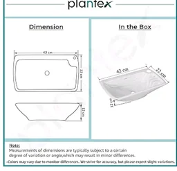 Plantex Ceramic Wall Hung Basin/Washbasin for Bathroom/Wall Mounted Wash Basin with 10 Years Glaze Warranty by Plantex/Small Basin (White - 17X9X5 Inch)