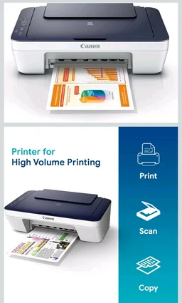 Canon PIXMA MG2577s All in One Non Wifi Inkjet Colour Printer with Scanner for Home, upto 100 Black and 100 Colour prints