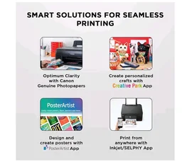 Canon PIXMA TS307 Print Only WiFi Inkjet Colour Printer for Home, Upto 100 Black and 100 Colour Prints