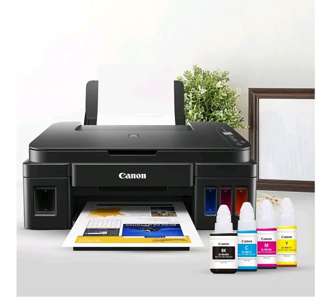 Canon PIXMA MegaTank G2010 All-in-One Ink Tank Colour Printer (Black)