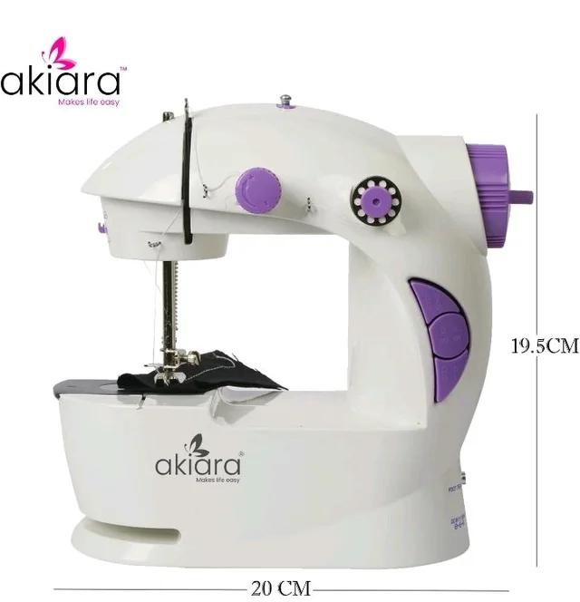 Akiara Mini Sewing Machine Electric for Home Sewing & DIY Projects
Stitching machine for home tailoring with foot pedal, Power Adapters, LED light. Includes 1 Year Warranty.