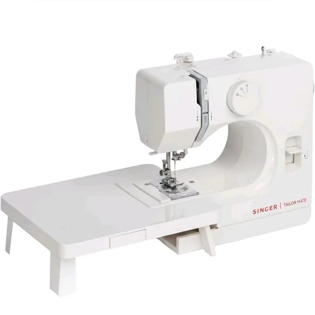 SINGER Tailor Mate Straight Stitch Sewing Machine with Free Arm | LED Light, Foot Pedal & Extension Table | 3 Stitch Length Options | 1-Year Warranty | Gifts for Woman