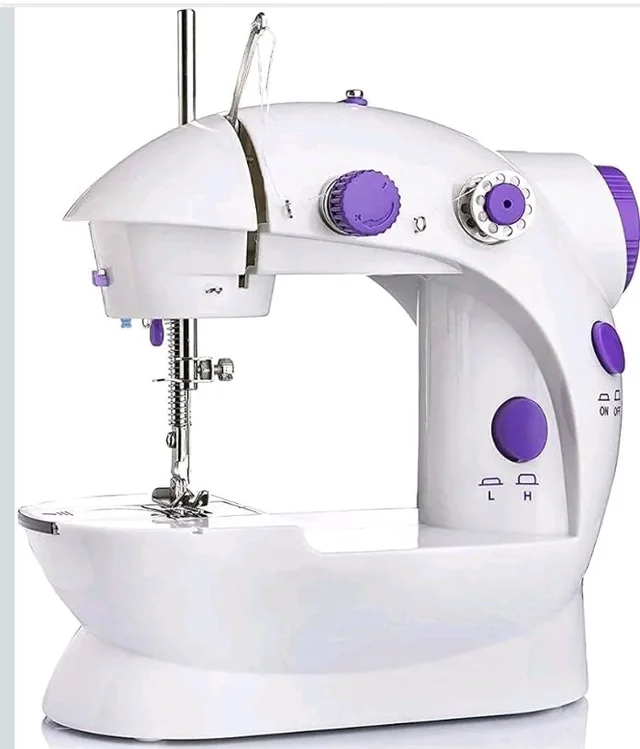 Stitching Machine for Home Tailoring - Portable Tailor Machine for Home with Foot Pedal - Mini Silai Machine - Easy to Use, Ideal for DIY & Repairs, White