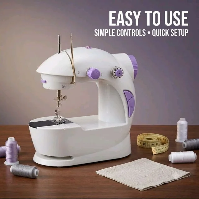 Drumstone ππ ππππ«π¬ ππ¨π§π ππ’ππ πππ«π«ππ§ππ² Electric Portable Sewing Machine Compact Desktop Stitching Machine with Multiple Stitch Patterns Foot Pedal for Home Tailoring Clothes