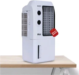 Havai Mini Table Cooler, White, 9 Litre Tank Capacity
Portable Cooler Vertical Blower, Single Person Use, Ice Box, 2 Feet Air Throw, 3 Speed Control, 1 Year Warrant