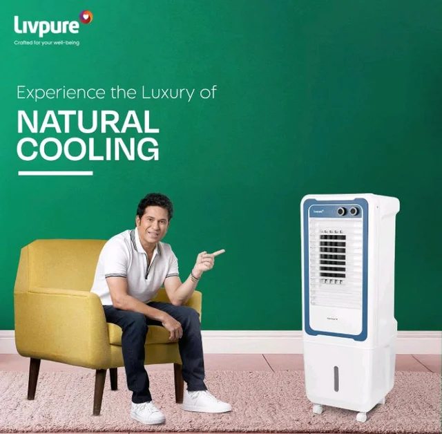 Livpure Magnakool Tower 36L Air Cooler|High Speed Air Delivery|188 Sq.Ft. Large Area Coverage|Ice Chamber|High Density Honeycomb Pads|Inverter Compatible|2Yrs Motor Warranty,1 Yr Comprehensive(White)