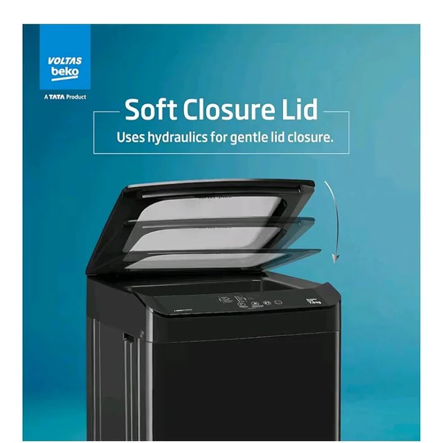 Voltas Beko, Top Load 7 Kg 5 Star Eco Wash/Monsoon Dry Fully-Automatic Washing Machine (WTL70, Water Reuse, Side Waterfall, Mansoon Dry, Dark Grey)
100+ bought in past month
