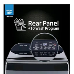 Voltas Beko, A Tata Product 11 Kg 5 Star Fully-Automatic Top Loading Washing Machine (WTL1106UEA / OBS1060, Grey, Double Waterfall Technology)