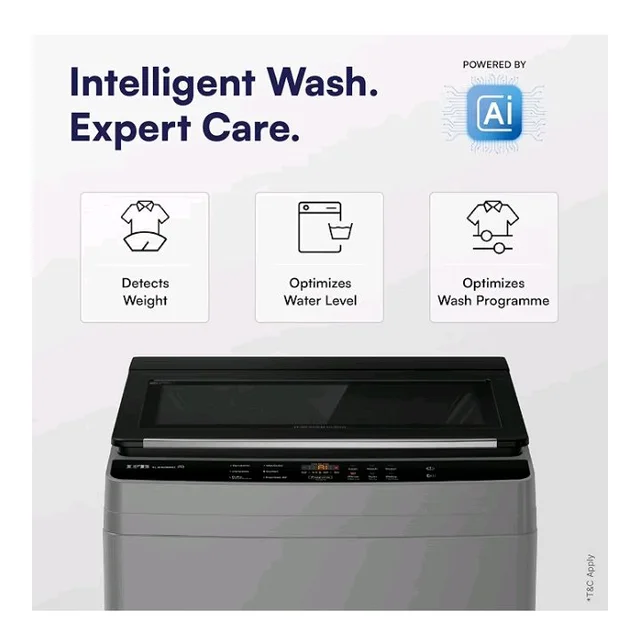 IFB 6.5 Kg 5 Star with Deep Clean® Technology, AI Powered, Fully Automatic Top Load Washing Machine (TL650MG1, ActivMix, Aqua Energie, Med Grey)