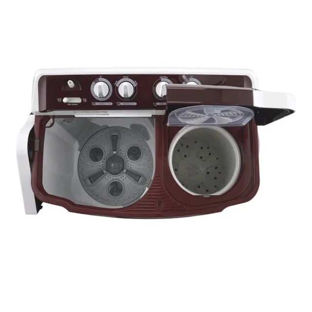 LG 8.5 kg 5 Star Semi-Automatic Top Load Washing Machine (P8530SRAZ, Burgundy, Roller Jet Pulsator)