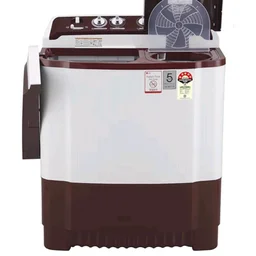 LG 8.5 kg 5 Star Semi-Automatic Top Load Washing Machine (P8530SRAZ, Burgundy, Roller Jet Pulsator)