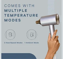 Winston Digital Smart Ionic Hair Dryer 2000 Watts Fast Drying with LED Display, Dual Speed & Heat Settings, All Hair Types, Lightweight