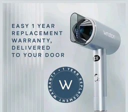 Winston Digital Smart Ionic Hair Dryer 2000 Watts Fast Drying with LED Display, Dual Speed & Heat Settings, All Hair Types, Lightweight