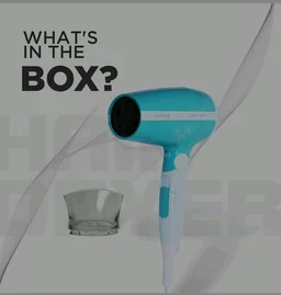 Havells HD3151 1200 W Foldable Hair Dryer; 3 Heat (Hot/Cool/Warm) Settings Including Cool Shot Button; Heat Balance Technology, Turquoise