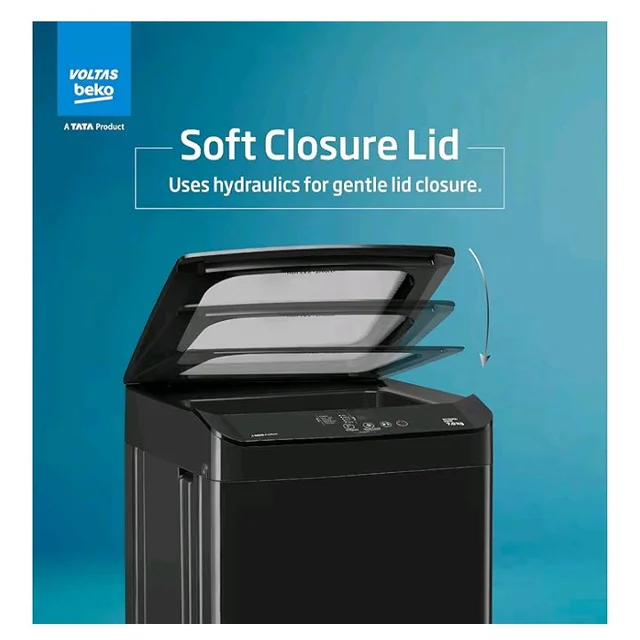 Voltas Beko, Top Load 7 Kg 5 Star Eco Wash/Monsoon Dry Fully-Automatic Washing Machine (WTL70, Water Reuse, Side Waterfall, Mansoon Dry, Dark Grey)
100+ bought in past month