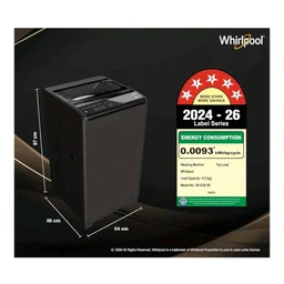 Whirlpool 6.5 kg Magic Clean 5 Star Fully Automatic Top Load Washing Machine Grey (MAGIC CLEAN 6.5 GENX GREY 5YrMW)