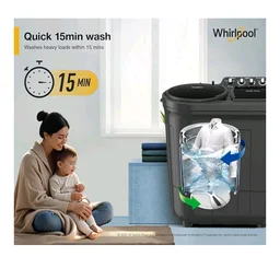 Whirlpool 9 kg 5 Star Semi-Automatic Top Loading Washing Machine (MAGIC CLEAN 9 GREY DAZZLE (10YR)-S, 15 Mint Quick Wash, 2026 Model)
50+ bought in past month