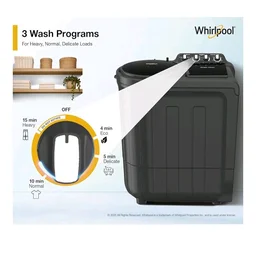 Whirlpool 9 kg 5 Star Semi-Automatic Top Loading Washing Machine (MAGIC CLEAN 9 GREY DAZZLE (10YR)-S, 15 Mint Quick Wash, 2026 Model)
50+ bought in past month