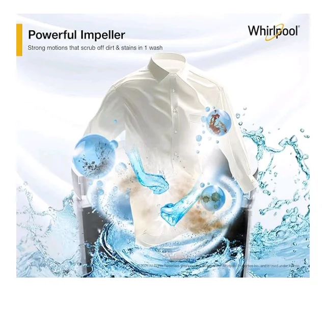 Whirlpool 9 kg 5 Star Semi-Automatic Top Loading Washing Machine (MAGIC CLEAN 9 GREY DAZZLE (10YR)-S, 15 Mint Quick Wash, 2026 Model)
50+ bought in past month