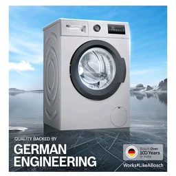 Bosch 7 kg 5 Star Front Load Fully-Automatic Washing Machine, Antibacterial Tech, AI ActiveWater, 15 Wash Programs, 53L Large Drum, SoftCare Paddle, Silver, WAJ24266IN (2026 Model)
100+ bought in past month
