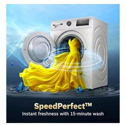 Bosch 7 kg 5 Star Front Load Fully-Automatic Washing Machine, Antibacterial Tech, AI ActiveWater, 15 Wash Programs, 53L Large Drum, SoftCare Paddle, Silver, WAJ24266IN (2026 Model)
100+ bought in past month