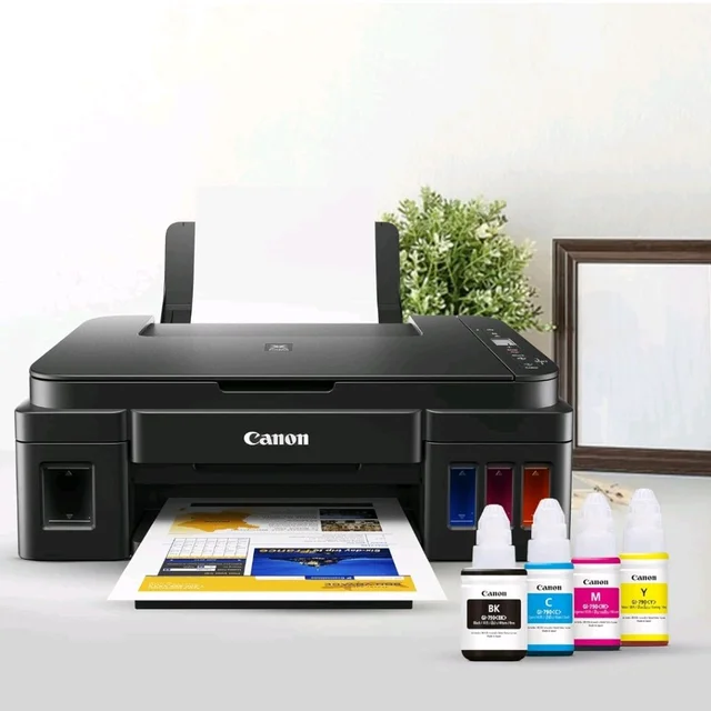 Canon PIXMA MegaTank G2010 All-in-One Ink Tank Colour Printer (Black