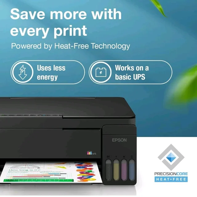 Epson EcoTank L3352 (New Launch) WiFi All-in-One InkTank A4 Colour Printer, Scanner, Copier for Home & Office, 5760x1440dpi Resolution, with Wireless and Mobile Printing Feature