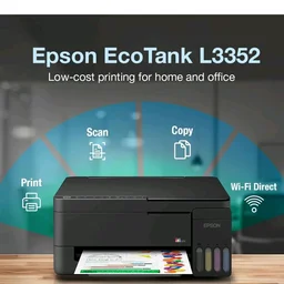 Epson EcoTank L3352 (New Launch) WiFi All-in-One InkTank A4 Colour Printer, Scanner, Copier for Home & Office, 5760x1440dpi Resolution, with Wireless and Mobile Printing Feature
500+ bought in past month
