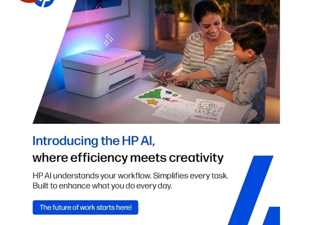 HP AI Capable Ink Advantage 4388 Dual Band WiFi (up to 10X Faster) Colour Printer Print/Scan/Copy with ADF Ideal for Home/Small Office