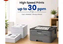 Brother HL-L2321D Automatic Duplex Laser Printer with 30 Pages Per Minute Print Speed (Best in The Category), 8 MB Memory, Large 250 Sheet Paper Tray, USB Connectivity