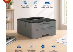Brother HL-L2321D Automatic Duplex Laser Printer with 30 Pages Per Minute Print Speed (Best in The Category), 8 MB Memory, Large 250 Sheet Paper Tray, USB Connectivity