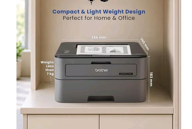 Brother HL-L2321D Automatic Duplex Laser Printer with 30 Pages Per Minute Print Speed (Best in The Category), 8 MB Memory, Large 250 Sheet Paper Tray, USB Connectivity