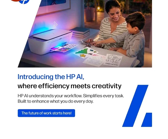 HP AI Capable Ink Advantage 2986 Dual Band WiFi (up to 10X Faster) Colour Printer - Print/Scan/Copy Ideal for Home
300+ bought in past month