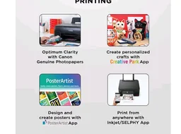Canon PIXMA E477 All in One Wifi Inkjet Colour Printer with Scanner for Home, upto 400 Black and 180 Colour prints