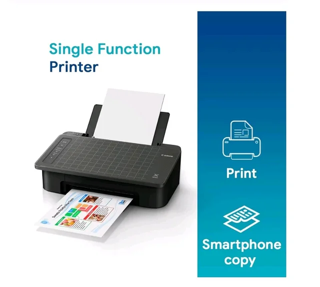 Canon PIXMA TS307 Print Only WiFi Inkjet Colour Printer for Home, Upto 100 Black and 100 Colour Prints