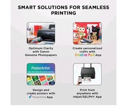 Canon PIXMA TS307 Print Only WiFi Inkjet Colour Printer for Home, Upto 100 Black and 100 Colour Prints