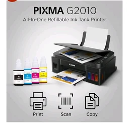 Canon PIXMA MegaTank G2010 All-in-One Ink Tank Colour Printer (Black)