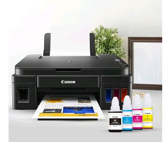 Canon PIXMA MegaTank G2010 All-in-One Ink Tank Colour Printer (Black)