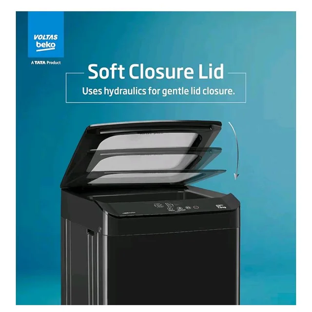 Voltas Beko, Top Load 7 Kg 5 Star Eco Wash/Monsoon Dry Fully-Automatic Washing Machine (WTL70, Water Reuse, Side Waterfall, Mansoon Dry, Dark Grey)
100+ bought in past month