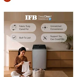 IFB 7 Kg 5 Star with Deep Clean® Technology, AI Powered, Fully Automatic Top Load Washing Machine (TL701MG1, ActivMix, Aqua Energie, Med Grey)