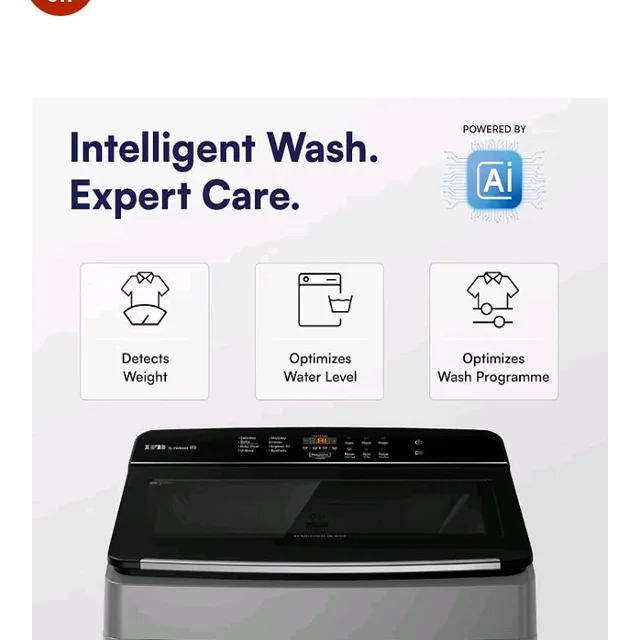 IFB 7 Kg 5 Star with Deep Clean® Technology, AI Powered, Fully Automatic Top Load Washing Machine (TL701MG1, ActivMix, Aqua Energie, Med Grey)