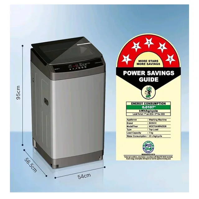 SHARP 7.5 kg, 5 star Rating with E-Spin Pulsator,Semi-Automatic Top Loading Washing Machine, 1300 RPM (ES-SD75NB-TS, Steel Grey, Pure Wave)