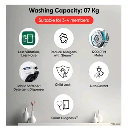 SHARP 7.5 kg, 5 star Rating with E-Spin Pulsator,Semi-Automatic Top Loading Washing Machine, 1300 RPM (ES-SD75NB-TS, Steel Grey, Pure Wave)