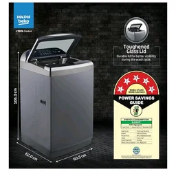 4.0 out of 5 stars
(323)
Voltas Beko, A Tata Product 10 Kg 5 Star Fully-Automatic Top Loading Washing Machine (WTL1006UEAH/OBS3060, Dark Grey, Inbuilt Heater)